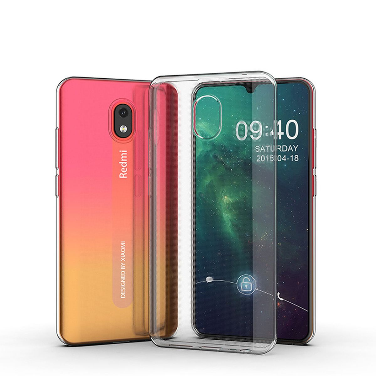 COVERKINGZ Handyhülle Case dünn, Xiaomi, Redmi Ultra Transparent Backcover, 8A