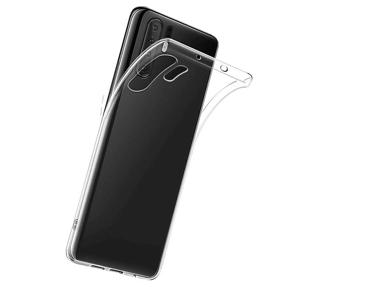 Ultra Handyhülle Backcover, Pro, Huawei, dünn, COVERKINGZ Transparent P30 Case