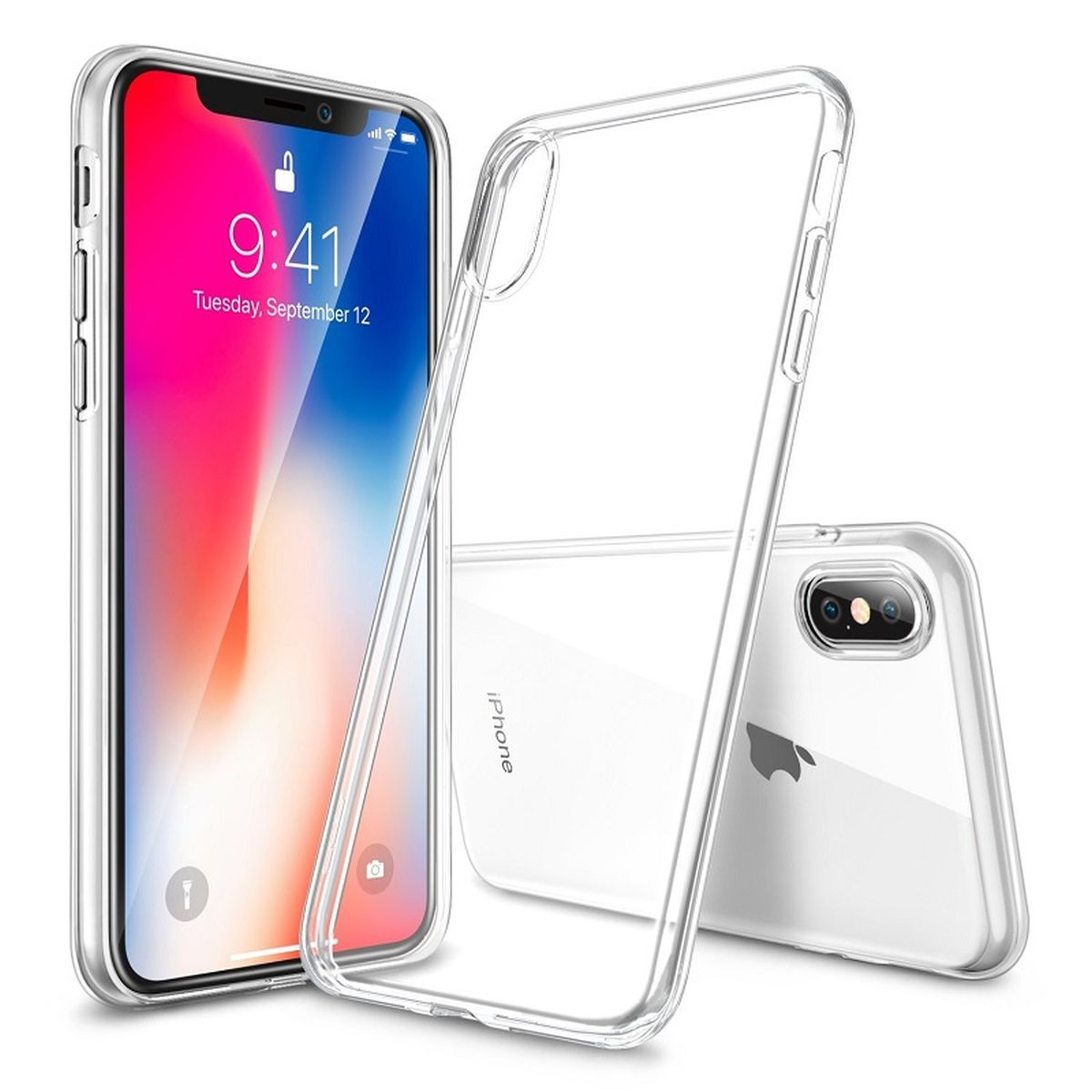 Ultra Backcover, / Apple, Case dünn, Xs Handyhülle X, iPhone COVERKINGZ Transparent iPhone
