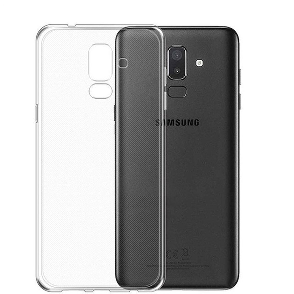 COVERKINGZ Handyhülle Case Galaxy Samsung, Backcover, Ultra J8 [2018], Transparent dünn
