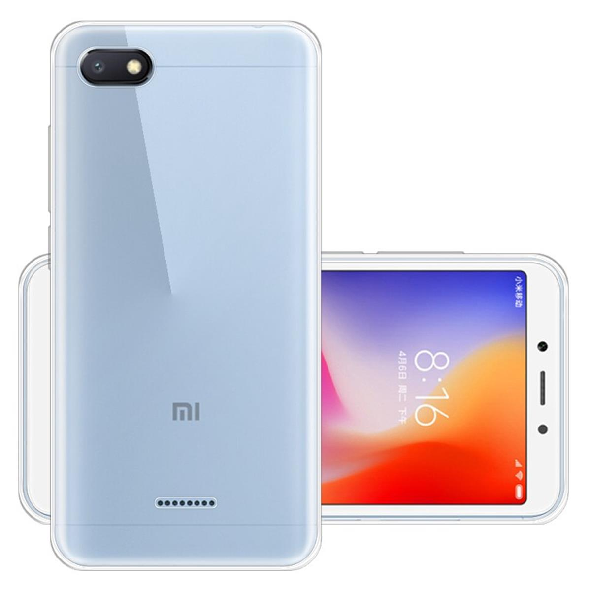 COVERKINGZ Handyhülle Case Xiaomi, Backcover, 6A, Ultra Redmi Transparent dünn