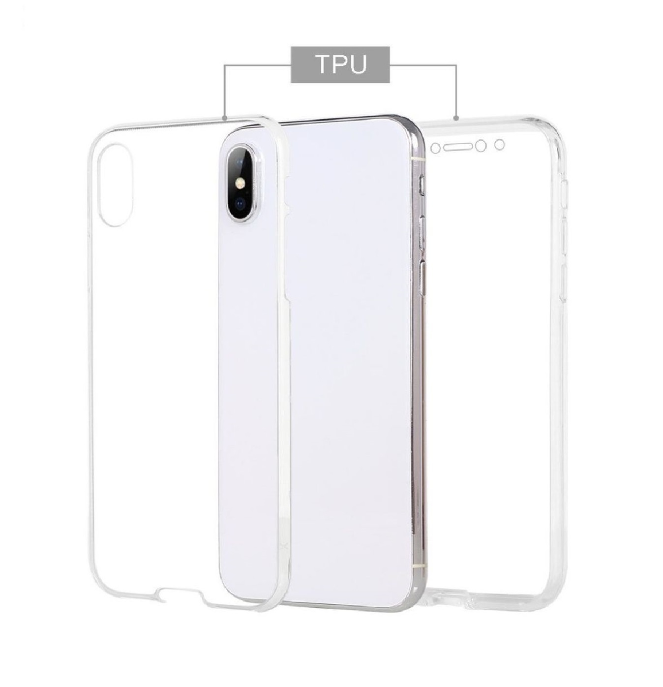 iPhone dünn, Apple, Transparent Ultra Case Handyhülle Xs Backcover, Max, COVERKINGZ