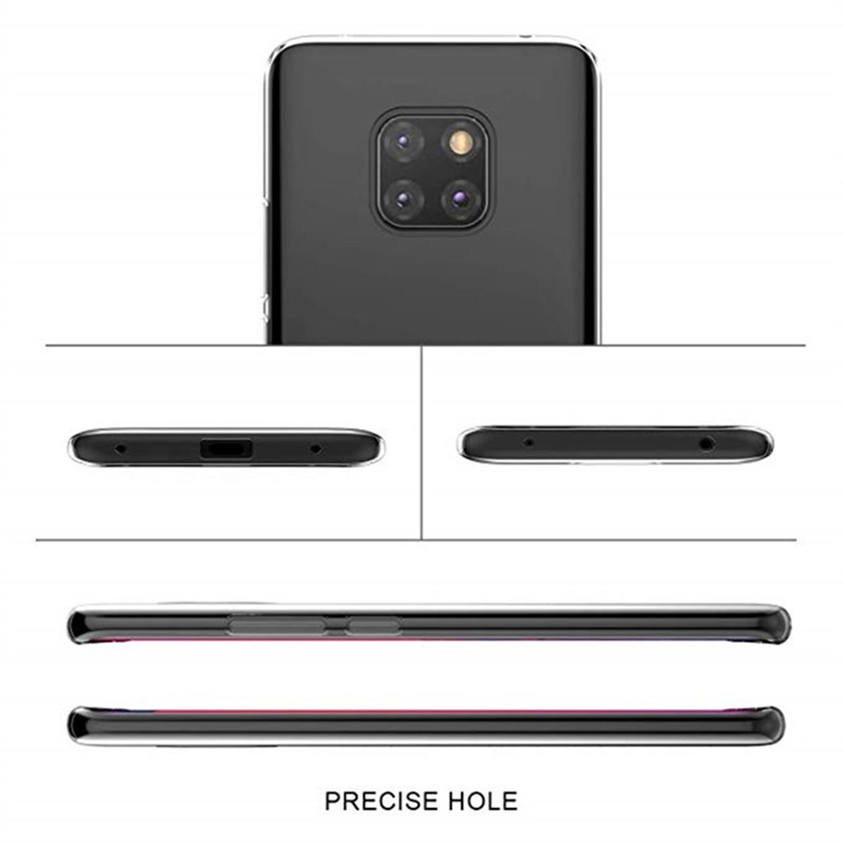 COVERKINGZ Handyhülle Case Ultra Transparent Mate dünn, Huawei, Backcover, 20 Pro