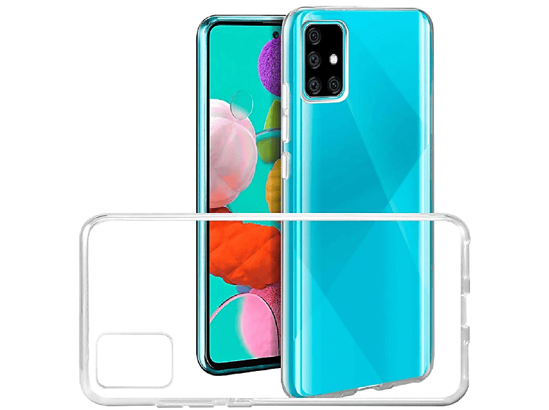 Samsung, Handyhülle Galaxy dünn, Case Backcover, Ultra A51, COVERKINGZ Transparent