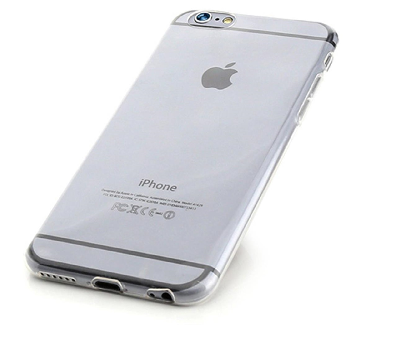 COVERKINGZ Handyhülle Case Transparent iPhone Backcover, dünn, Ultra Apple, 6/6S