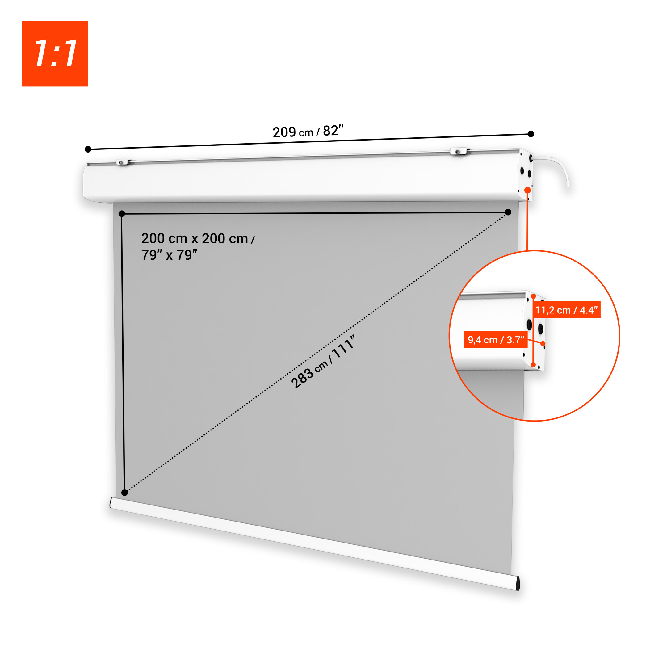 CELEXON Expert Motorleinwand