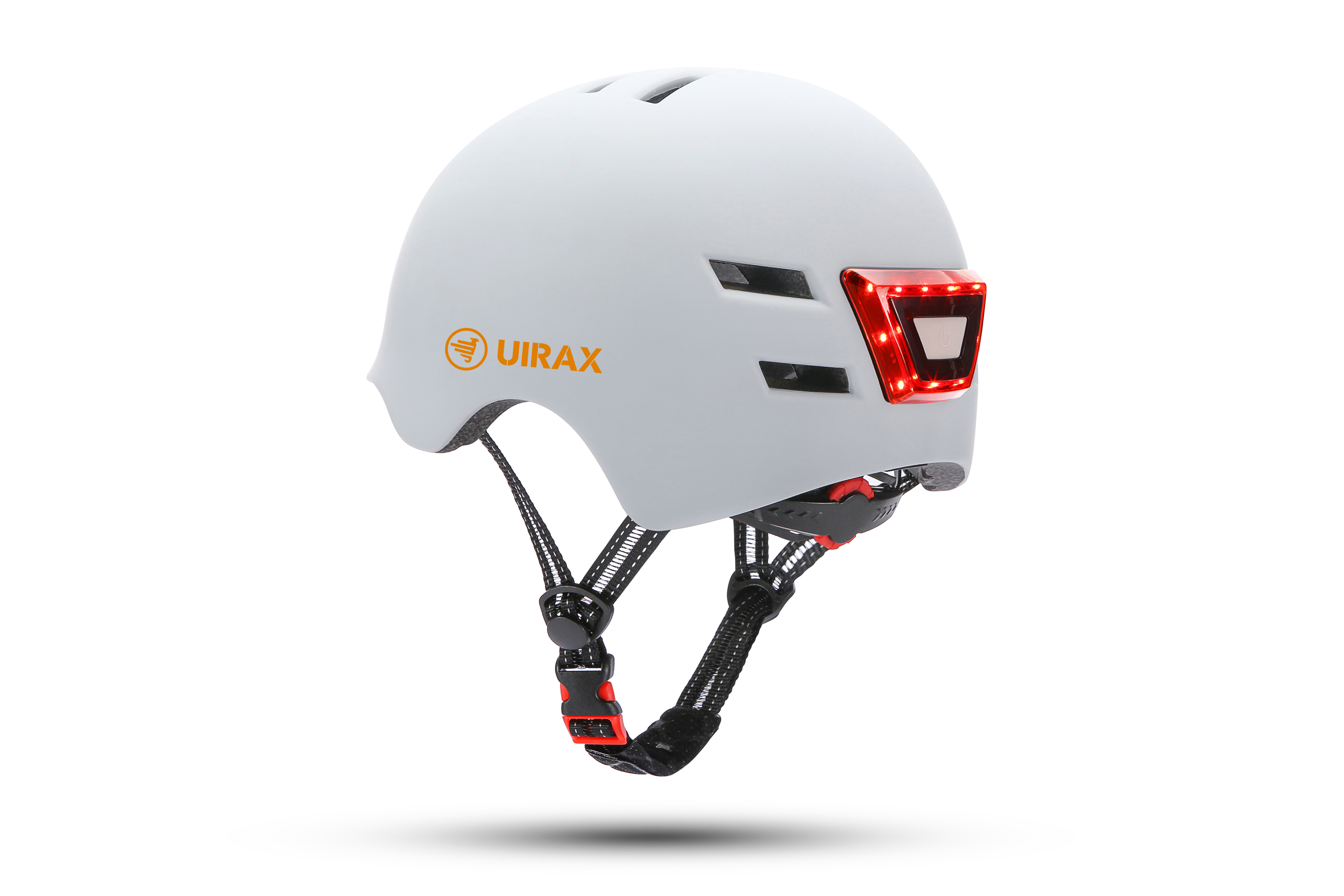 Casco Led Uirax recargable usb varios modos de luz blanco talla