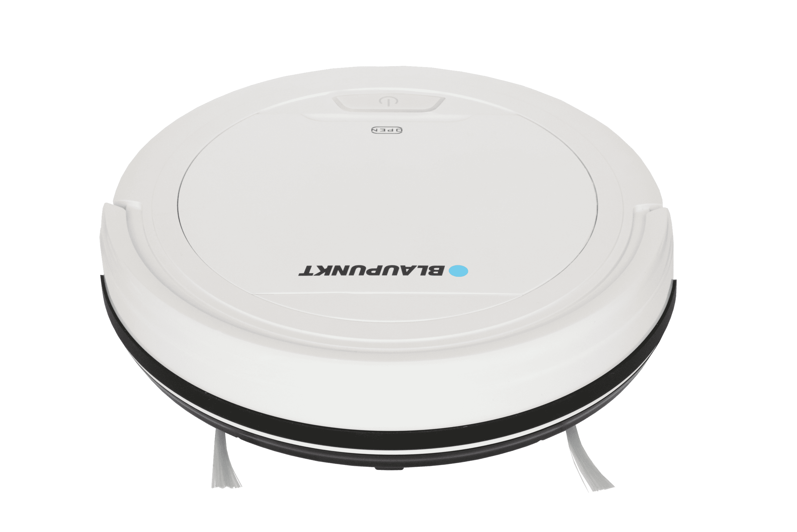 Ręka dotyka czarnego czajnika elektrycznego z wodą w środku. Żółte fale energii emanują z dotyku.