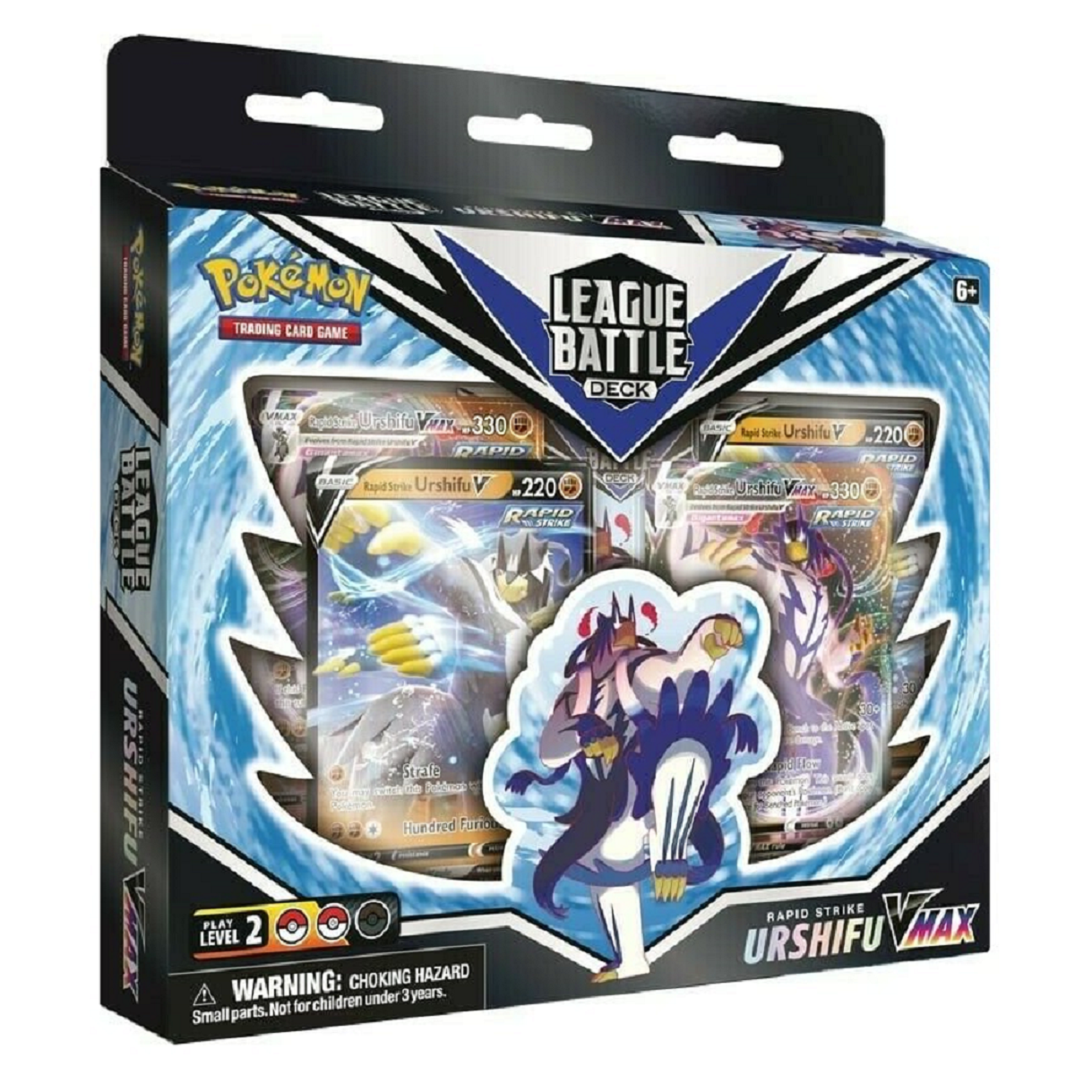 POKÉMON League EN Urshifu V Battle Kartenspiel Deck Box Rapid Strike