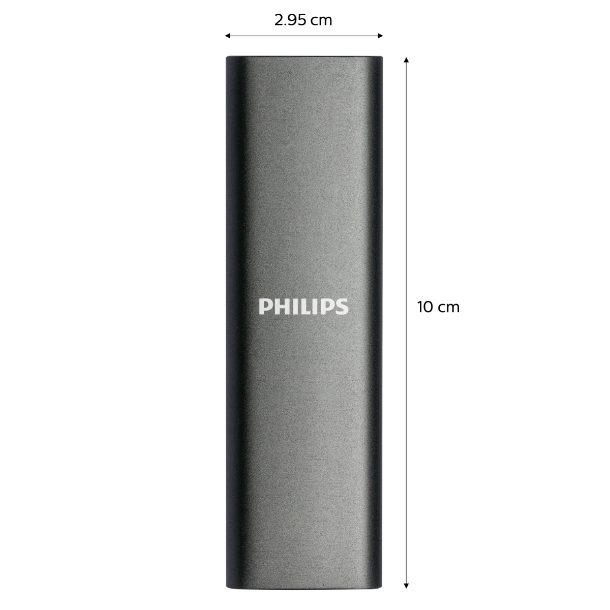 1 FM01SS030P/00, 3.2, TB Schwarz SSD Festplatte PHILIPS extern, USB-C 2,5 SSD, Portable Zoll,