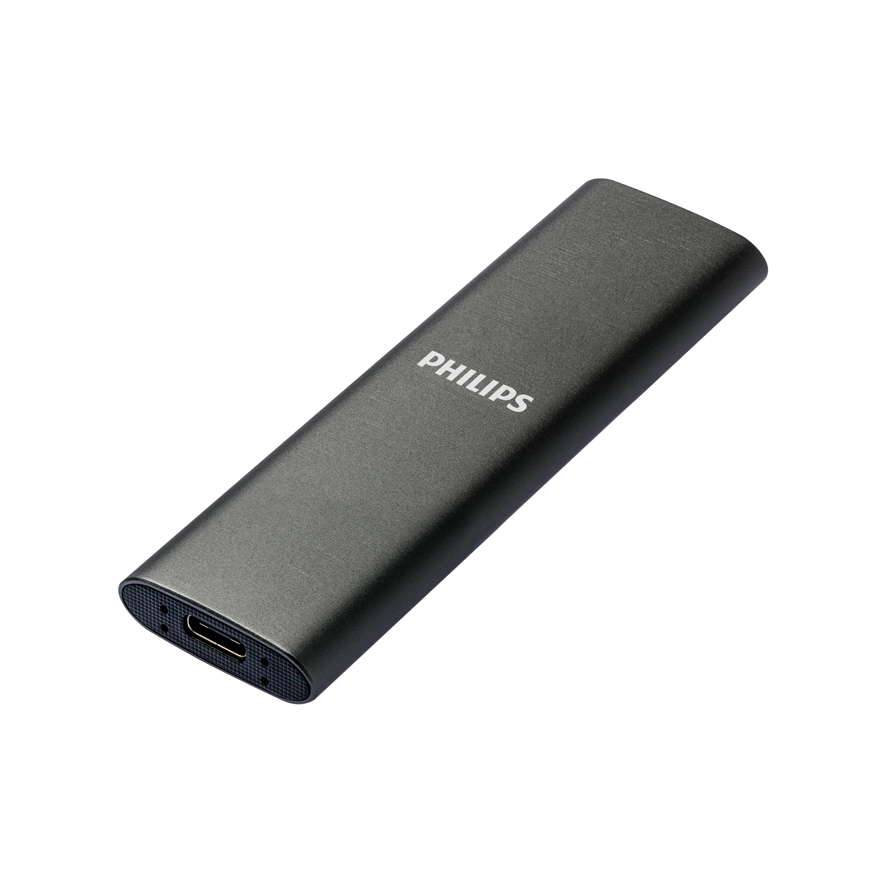 3.2, SSD USB-C Schwarz Zoll, 1 Portable Festplatte TB FM01SS030P/00, PHILIPS extern, 2,5 SSD,