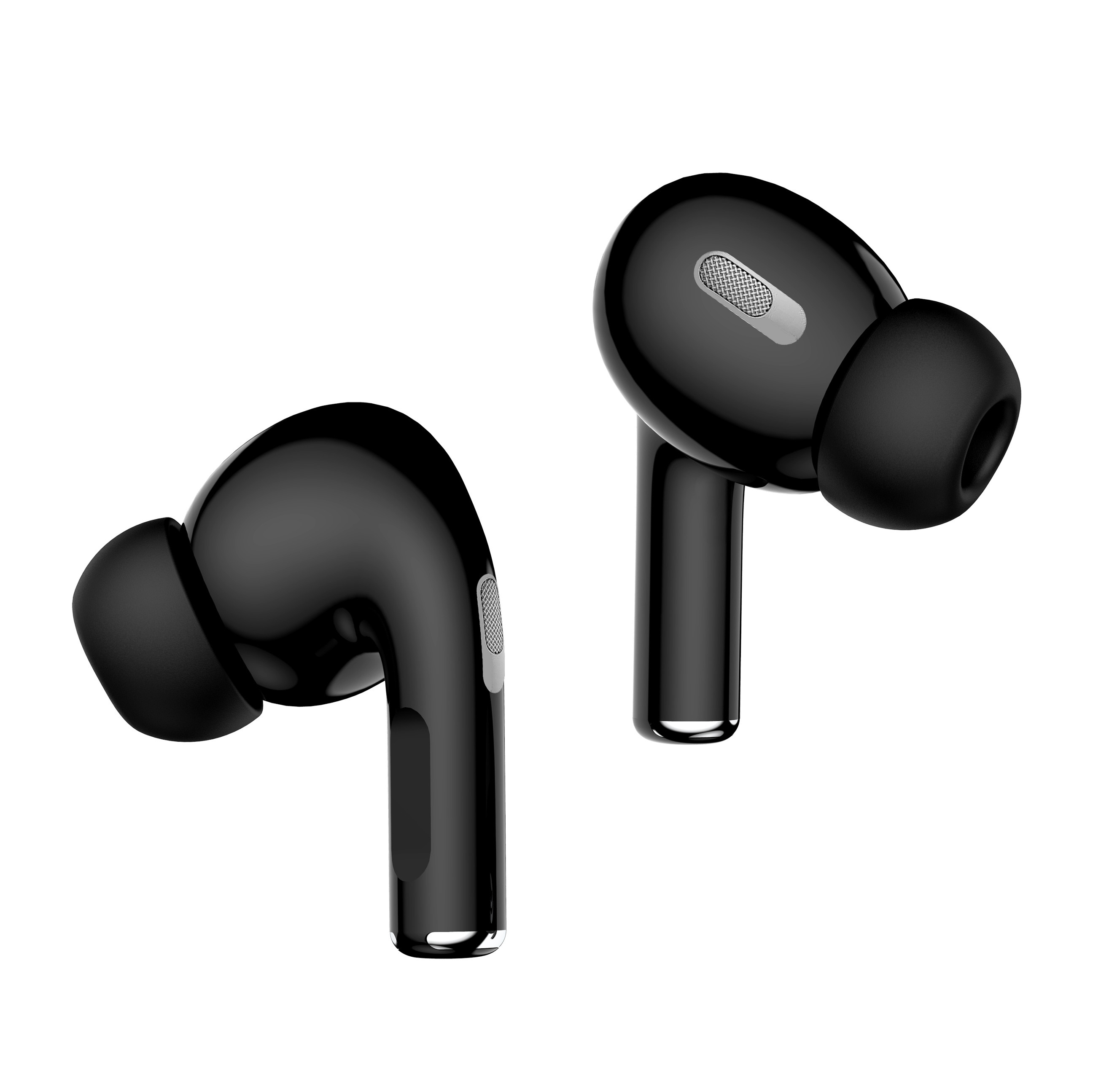 Auriculares inalámbricos negros.