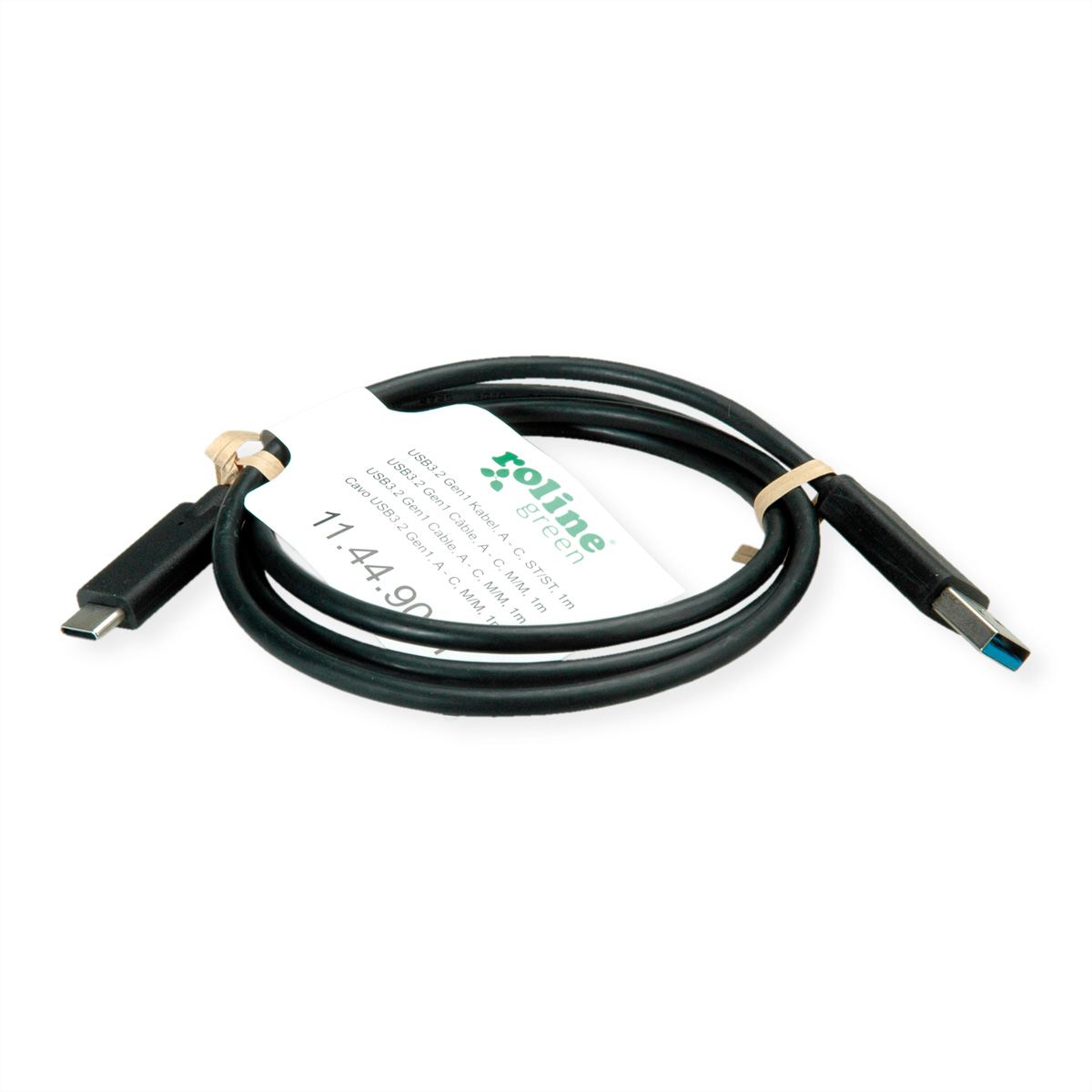 ROLINE GREEN USB 3.2 Gen 1 ST/ST 3.2 A-C, Kabel, Kabel USB