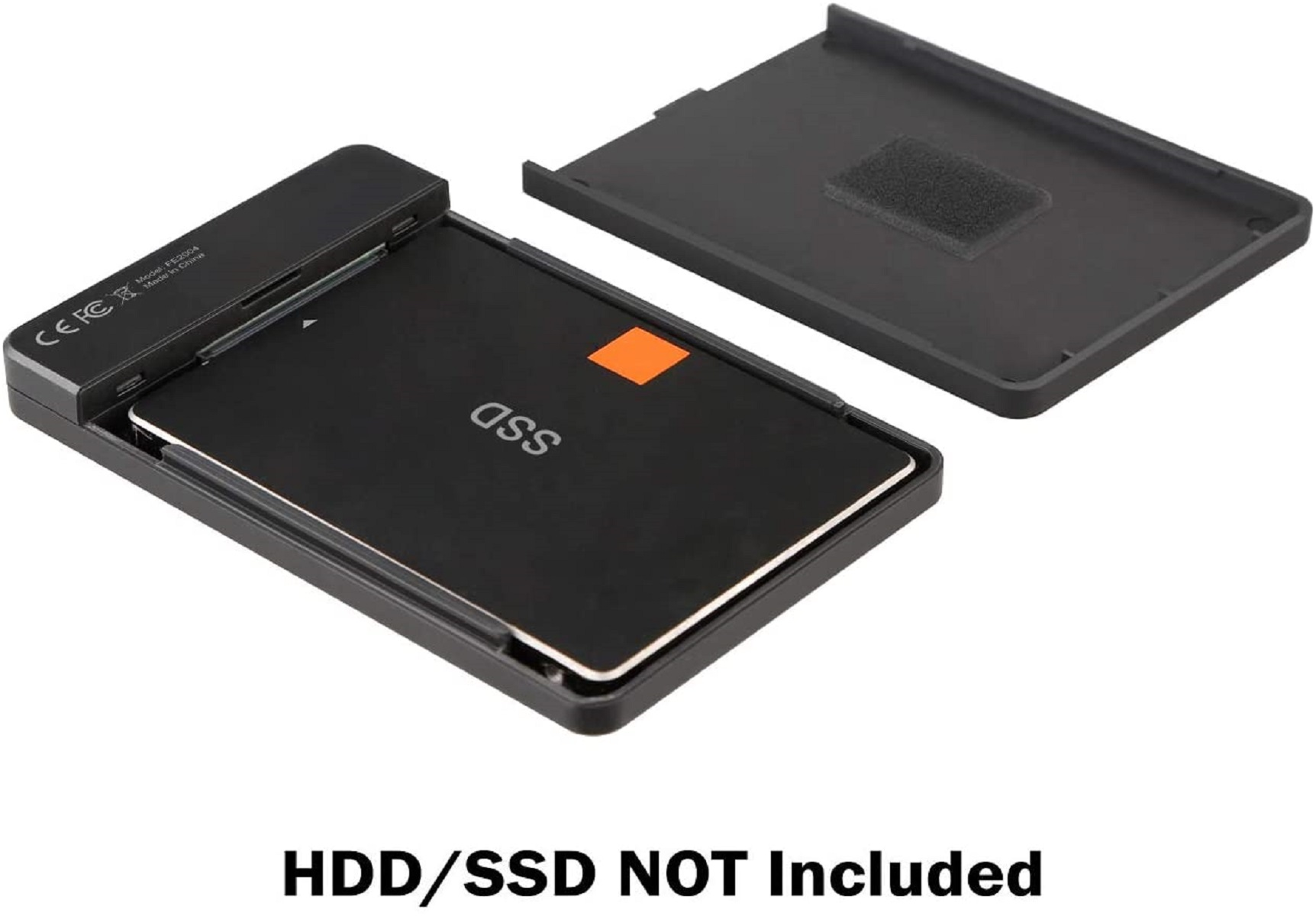 black HDD, SATA 2.5 SSD Festplattengehäuse, USB Festplattengehäuse 7mm 3.0 für FE2004 9.5mm INATECK Zoll