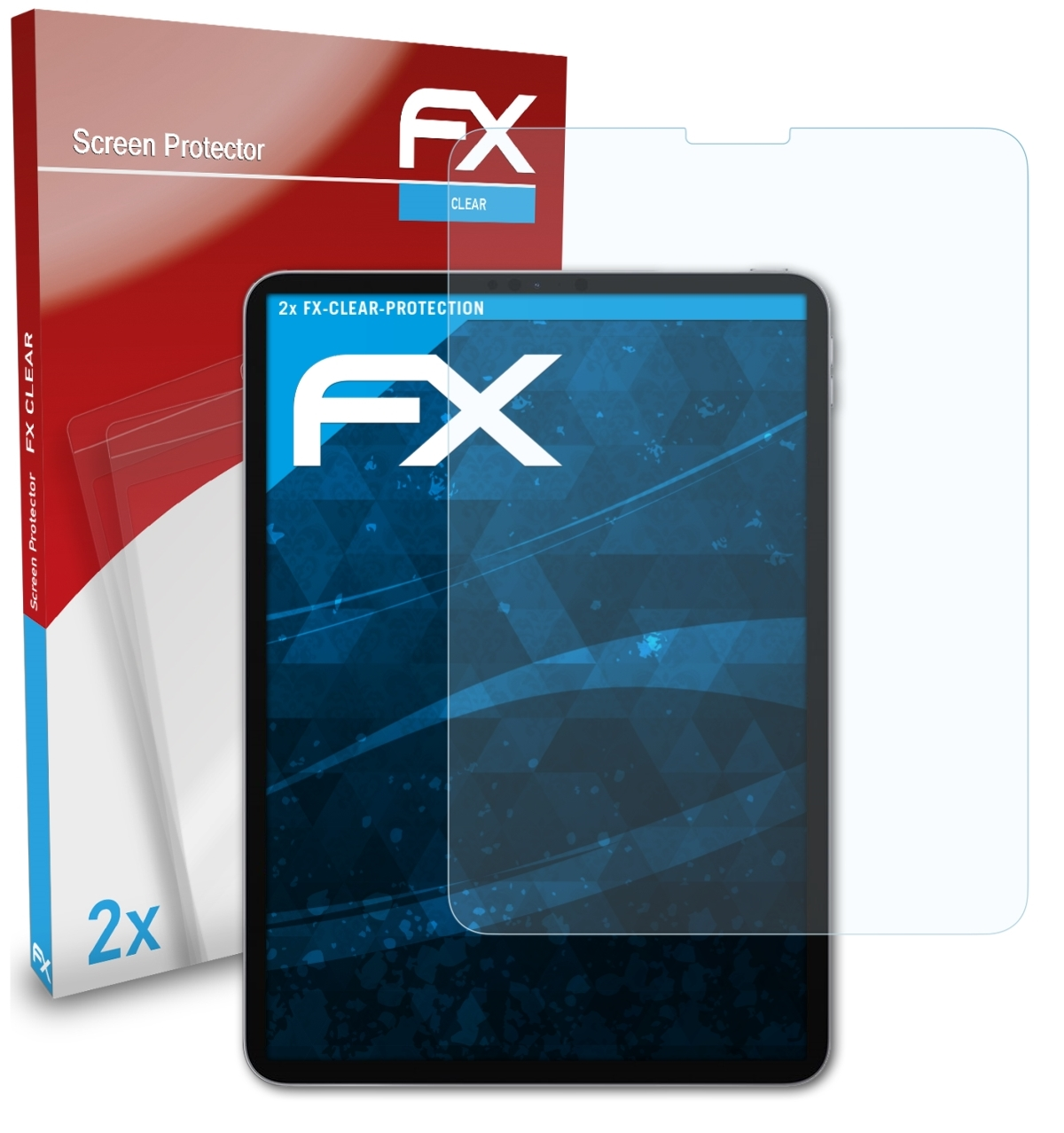ATFOLIX FX-Clear Pro Displayschutz(für 2x (2020)) Apple 11 iPad