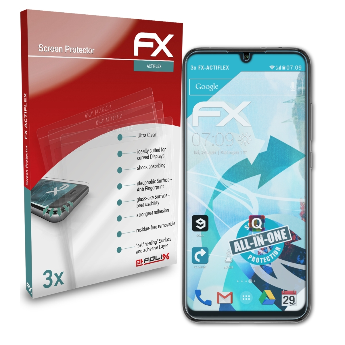 A3) Xiaomi FX-ActiFleX ATFOLIX Mi 3x Displayschutz(für