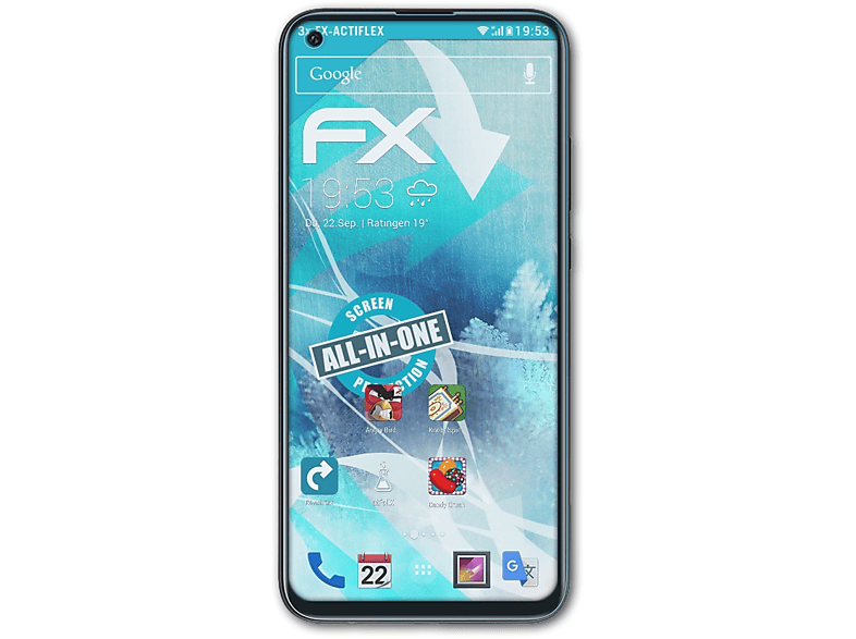 ATFOLIX 3x FX-ActiFleX Displayschutz(für Huawei P40 lite E)