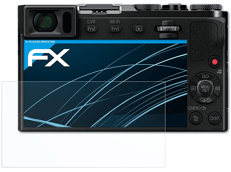 ATFOLIX 3x FX-Clear Displayschutz(für Panasonic Lumix DMC-GM5)