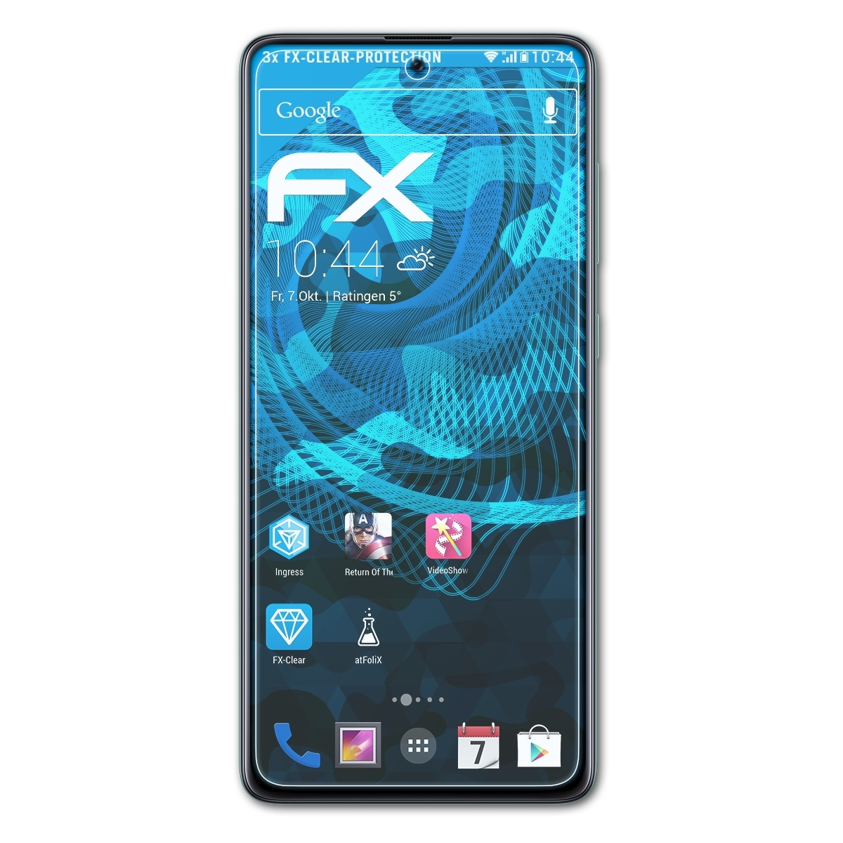 ATFOLIX Samsung Displayschutz(für Galaxy 3x FX-Clear A71)