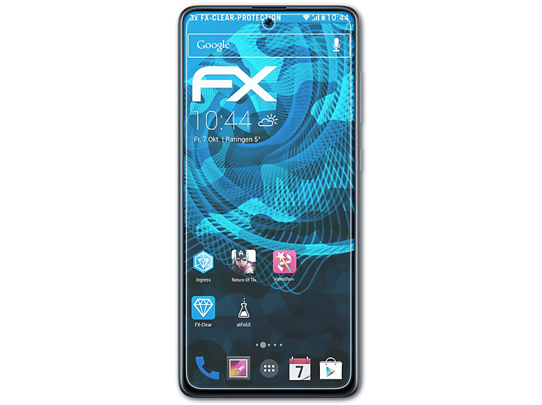 ATFOLIX 3x FX-Clear Displayschutz(für Galaxy A71) Samsung