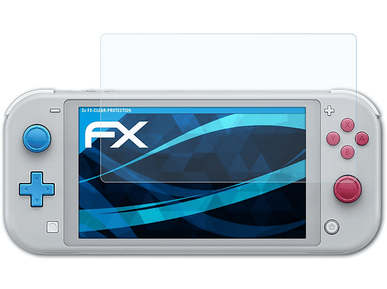 Switch Nintendo 3x ATFOLIX FX-Clear Lite) Displayschutz(für