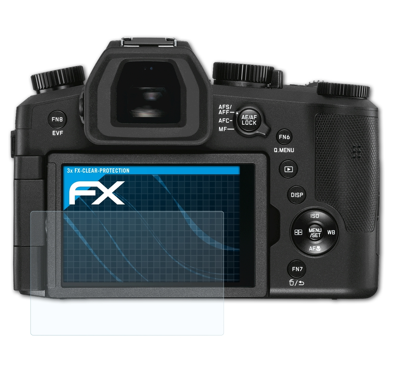 ATFOLIX 3x V-Lux Leica FX-Clear 5) Displayschutz(für