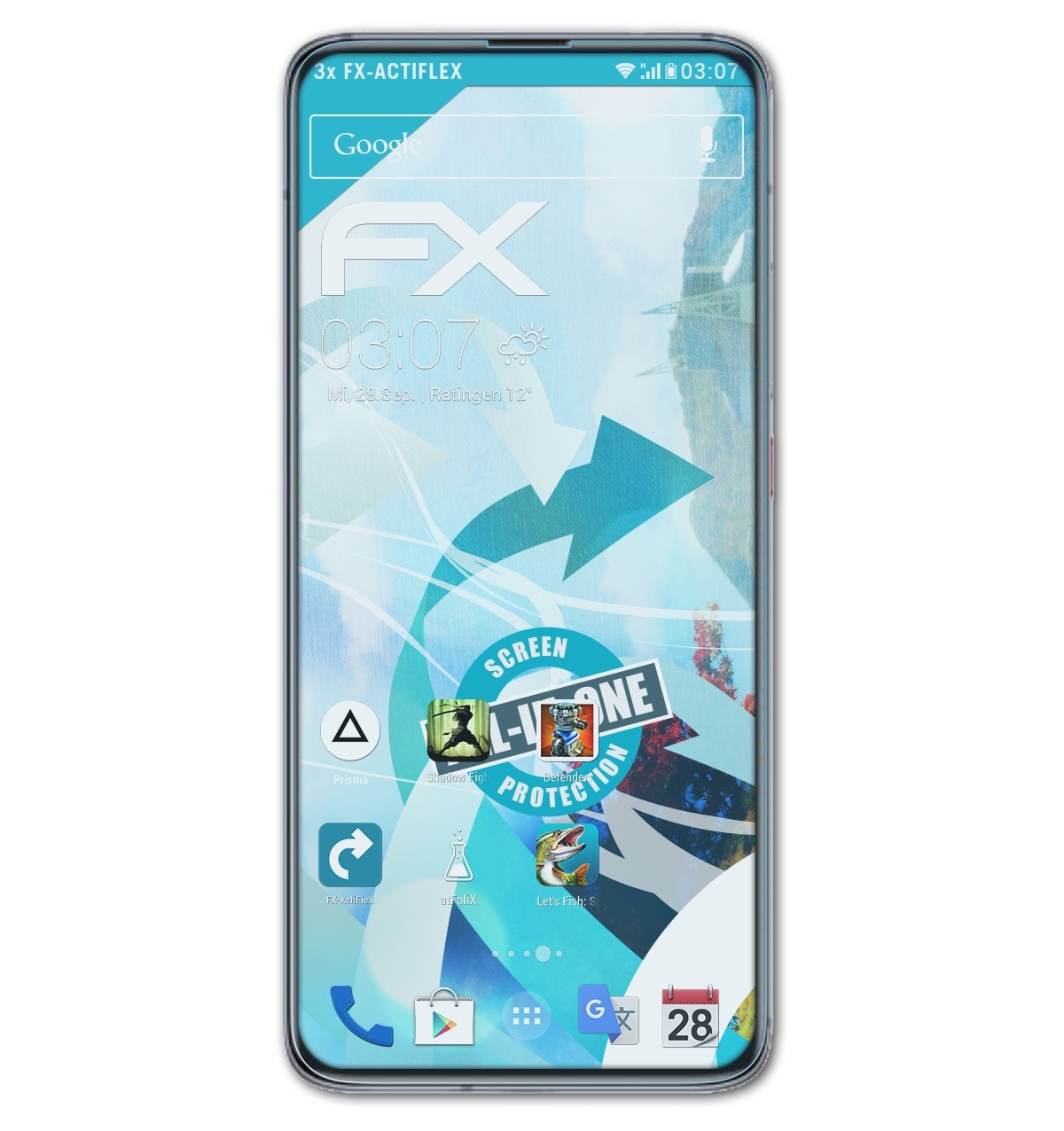 Poco FX-ActiFleX Xiaomi F2 Pro) Displayschutz(für ATFOLIX 3x