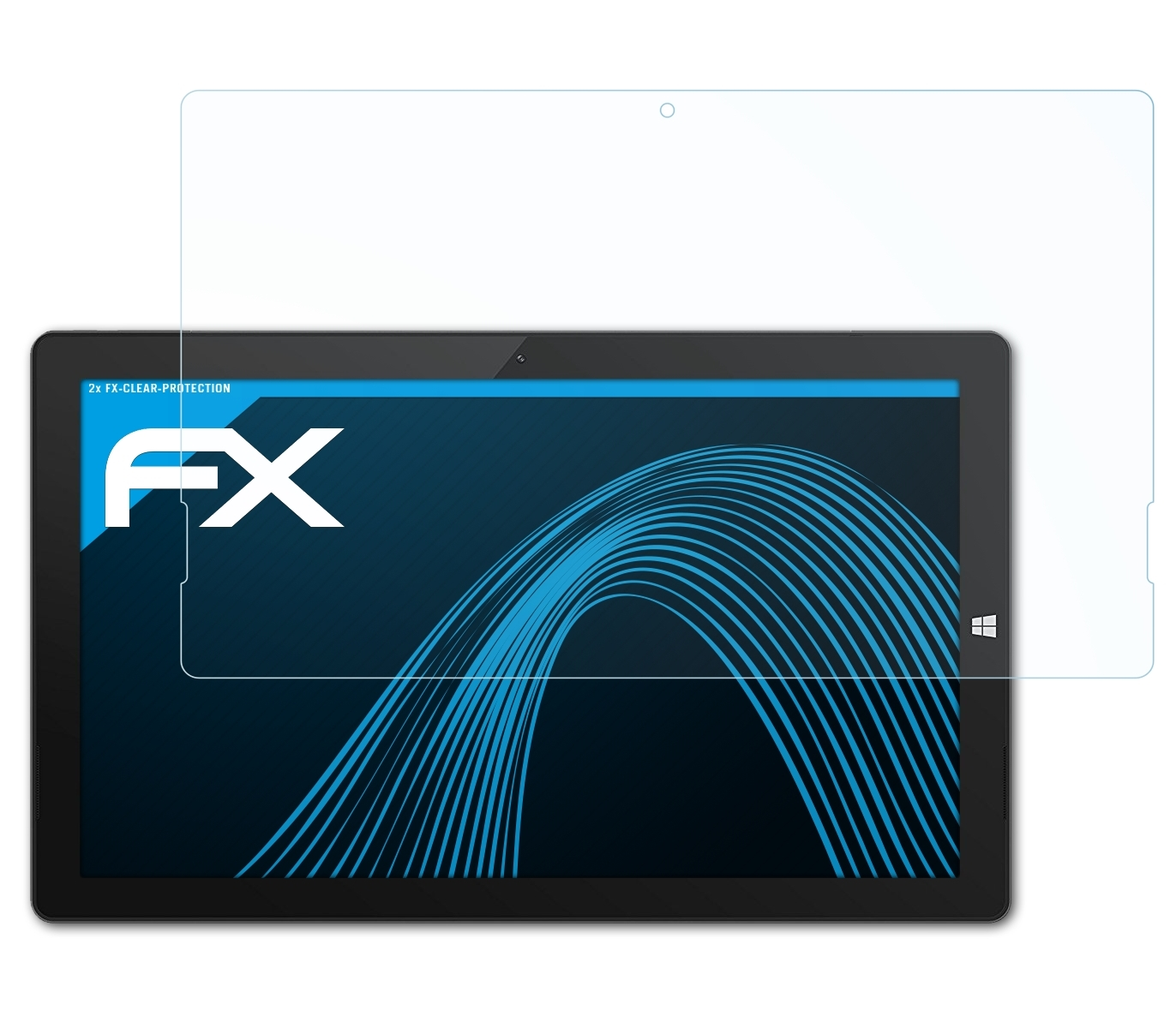 ATFOLIX 2x FX-Clear Displayschutz(für Trekstor Primetab T13B)