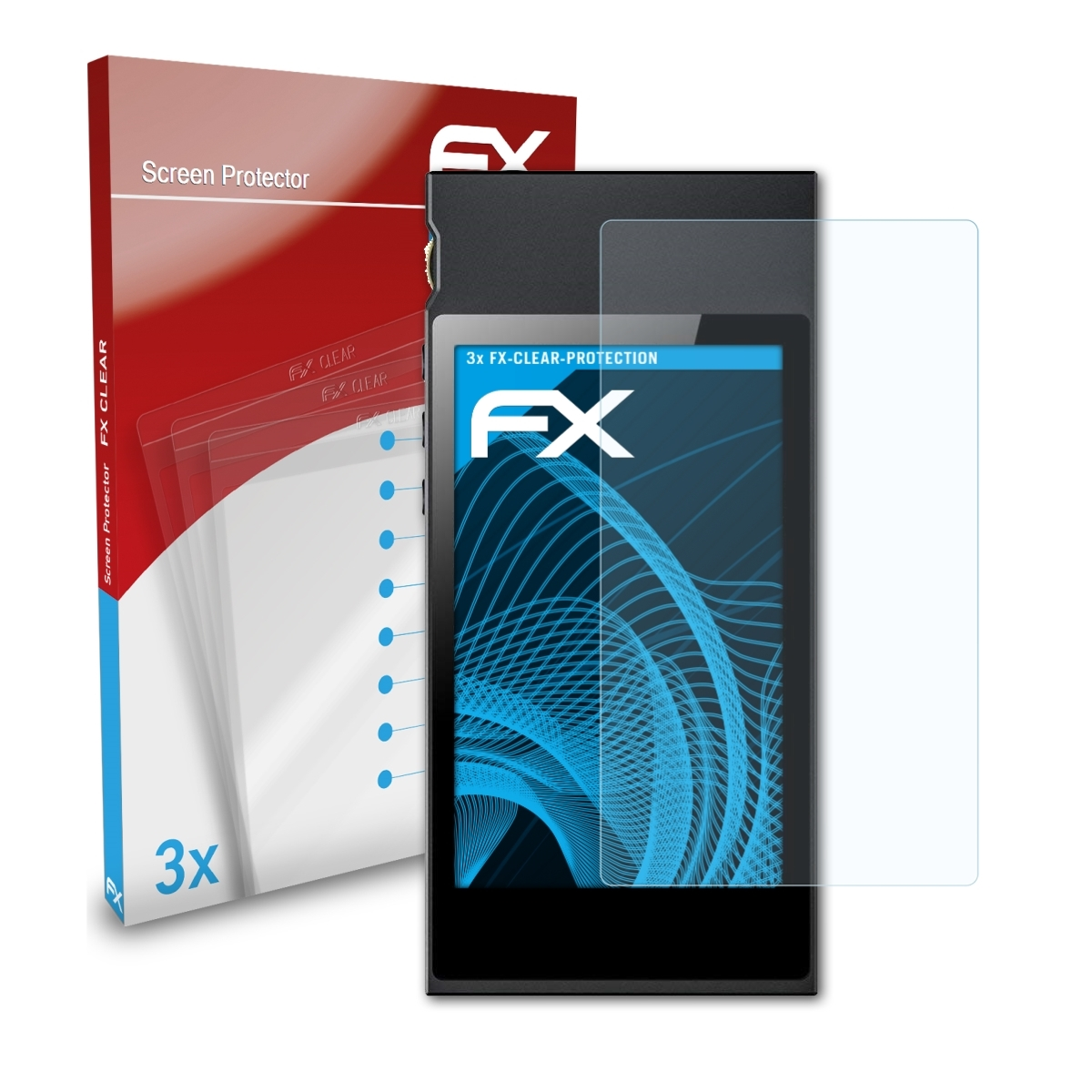ATFOLIX 3x FX-Clear FiiO M7) Displayschutz(für