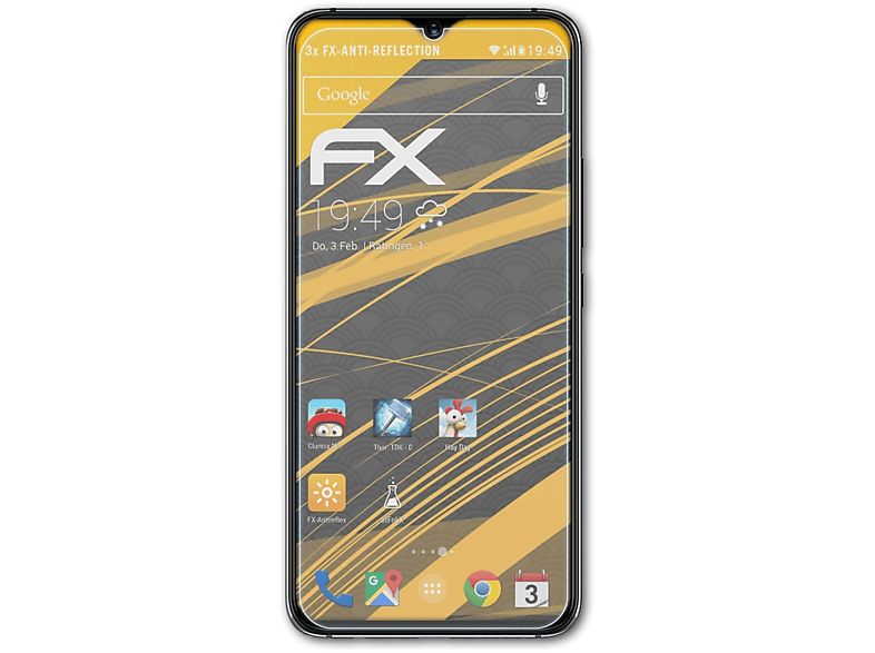 ATFOLIX 3x FX-Antireflex Displayschutz(für UMiDigi S3 Pro)