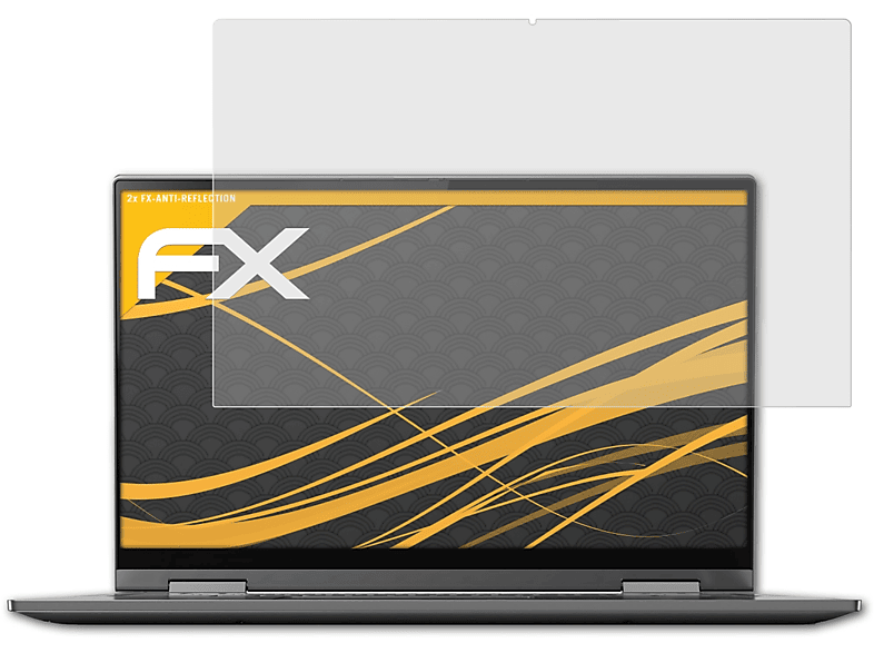 ATFOLIX 2x FX-Antireflex Displayschutz(für Lenovo Yoga C740 (14 Inch))