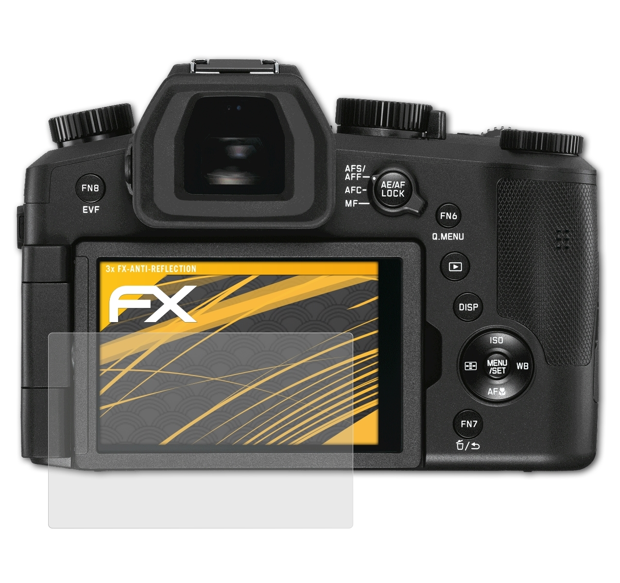 ATFOLIX 3x FX-Antireflex Displayschutz(für Leica V-Lux 5)