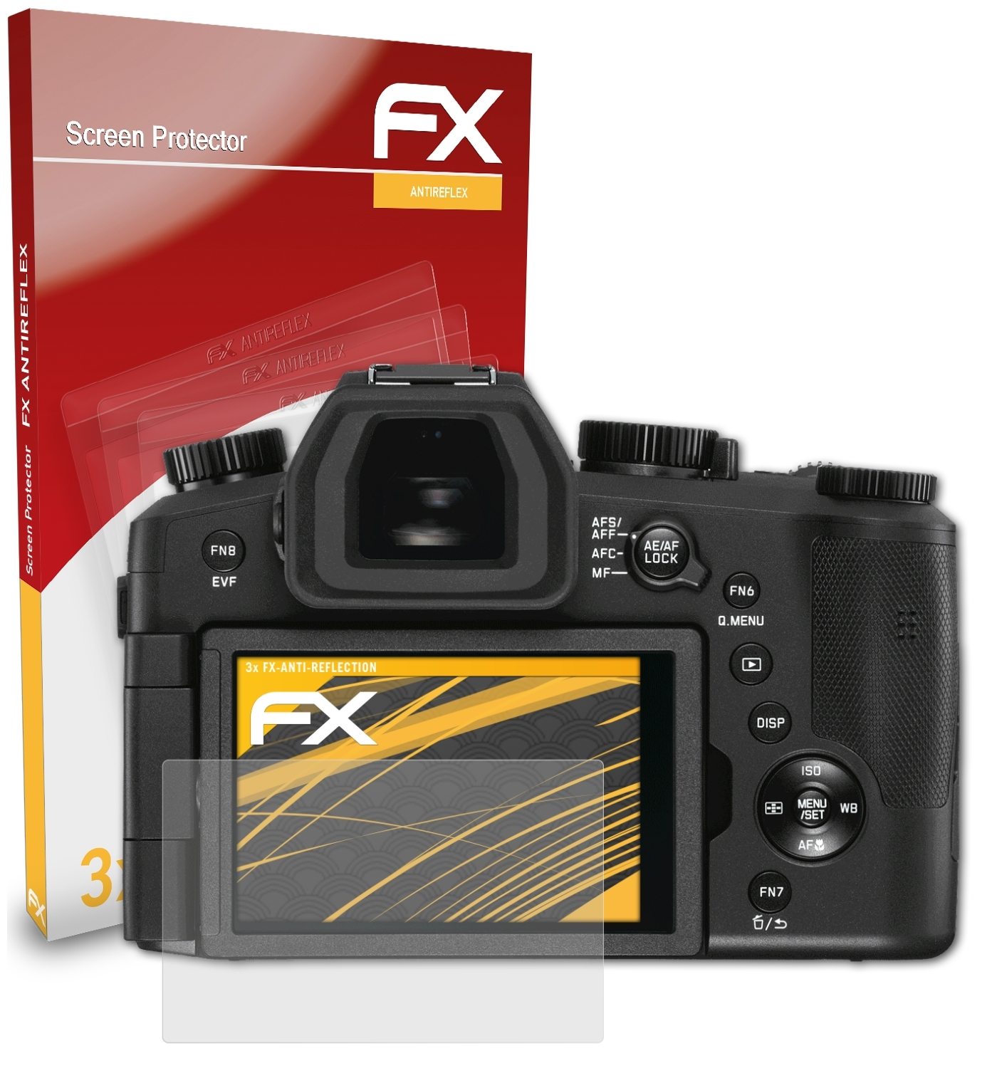 ATFOLIX 3x FX-Antireflex Leica 5) V-Lux Displayschutz(für