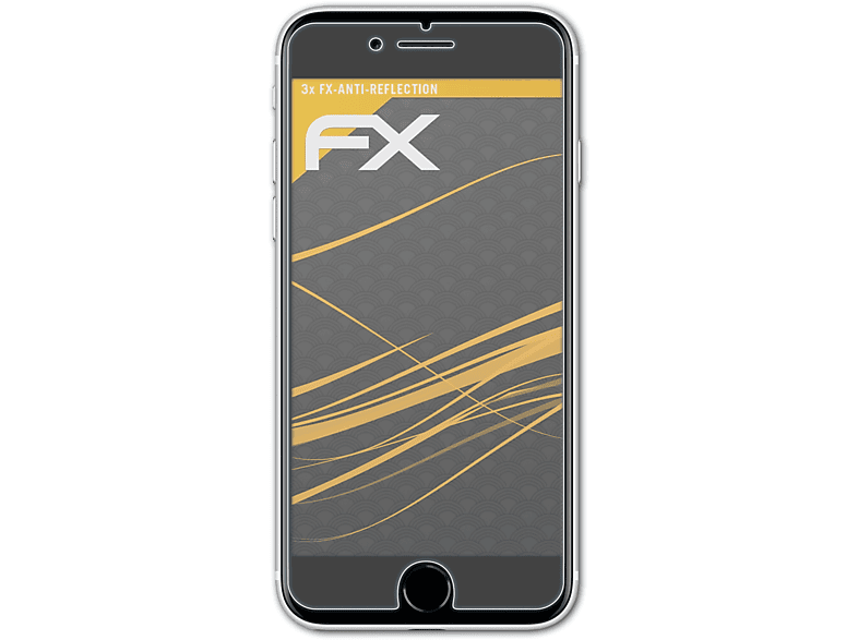 ATFOLIX 3x FX-Antireflex Displayschutz(für Apple iPhone SE (2020))