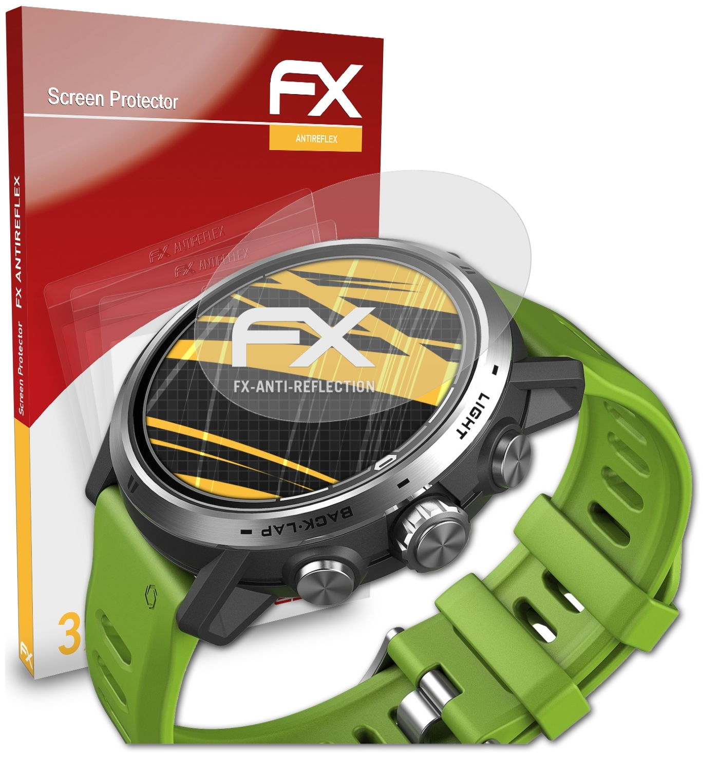 3x ATFOLIX FX-Antireflex Displayschutz(für Apex Coros Pro)