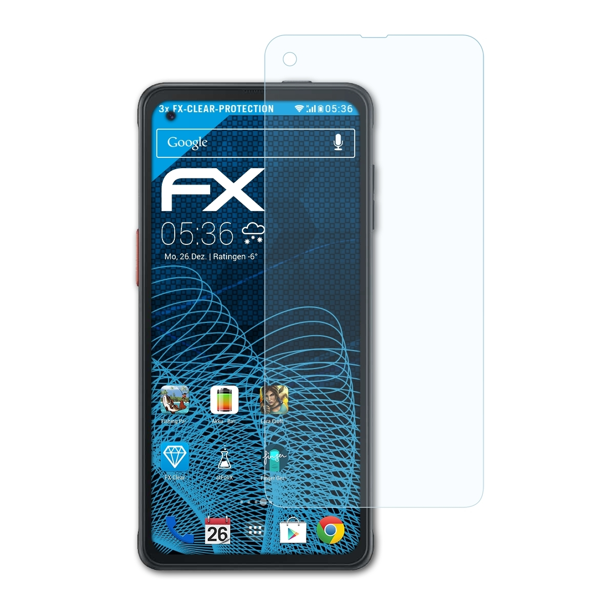 3x Pro) ATFOLIX Displayschutz(für XCover FX-Clear Galaxy Samsung