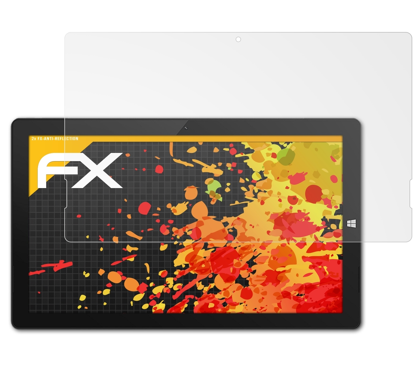 2x Primetab T13B) FX-Antireflex ATFOLIX Displayschutz(für Trekstor