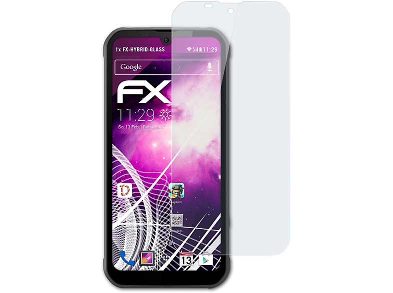 GX290) Schutzglas(für FX-Hybrid-Glass Gigaset ATFOLIX