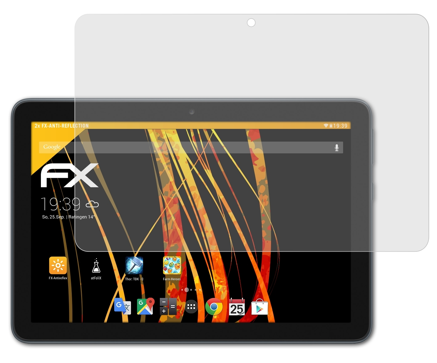 2x HD 2020)) Displayschutz(für 8 FX-Antireflex (Model Amazon ATFOLIX Fire