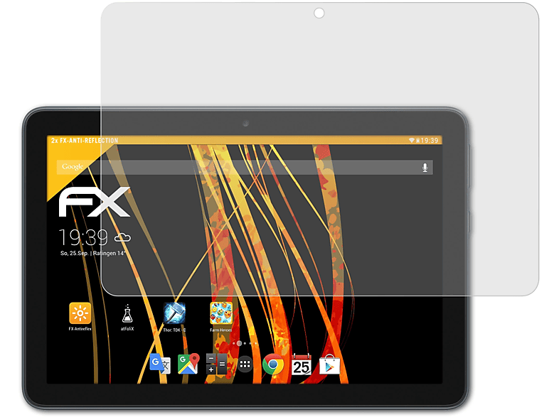 ATFOLIX 2x FX-Antireflex Displayschutz(für Amazon Fire HD 8 (Model 2020))