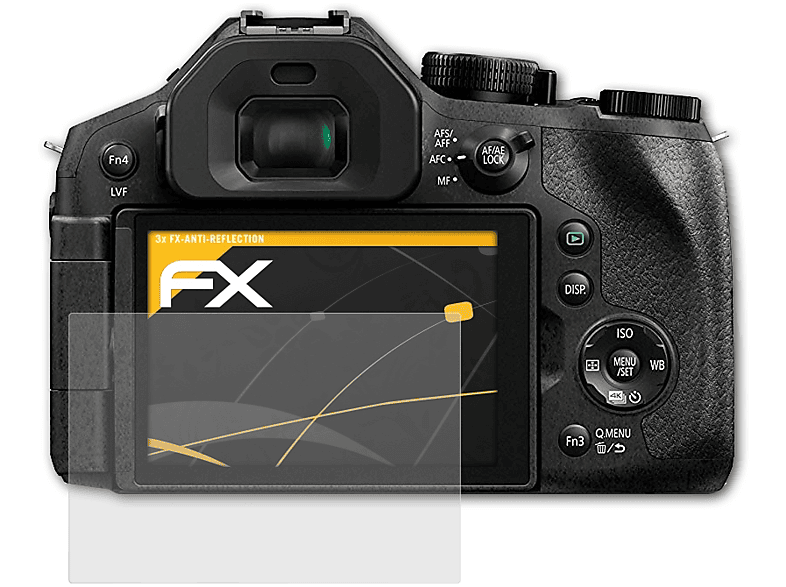 ATFOLIX 3x FX-Antireflex Displayschutz(für Panasonic Lumix DMC-FZ330)