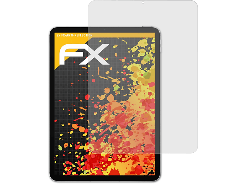 Displayschutz(für (2020)) 2x Air ATFOLIX FX-Antireflex Apple iPad