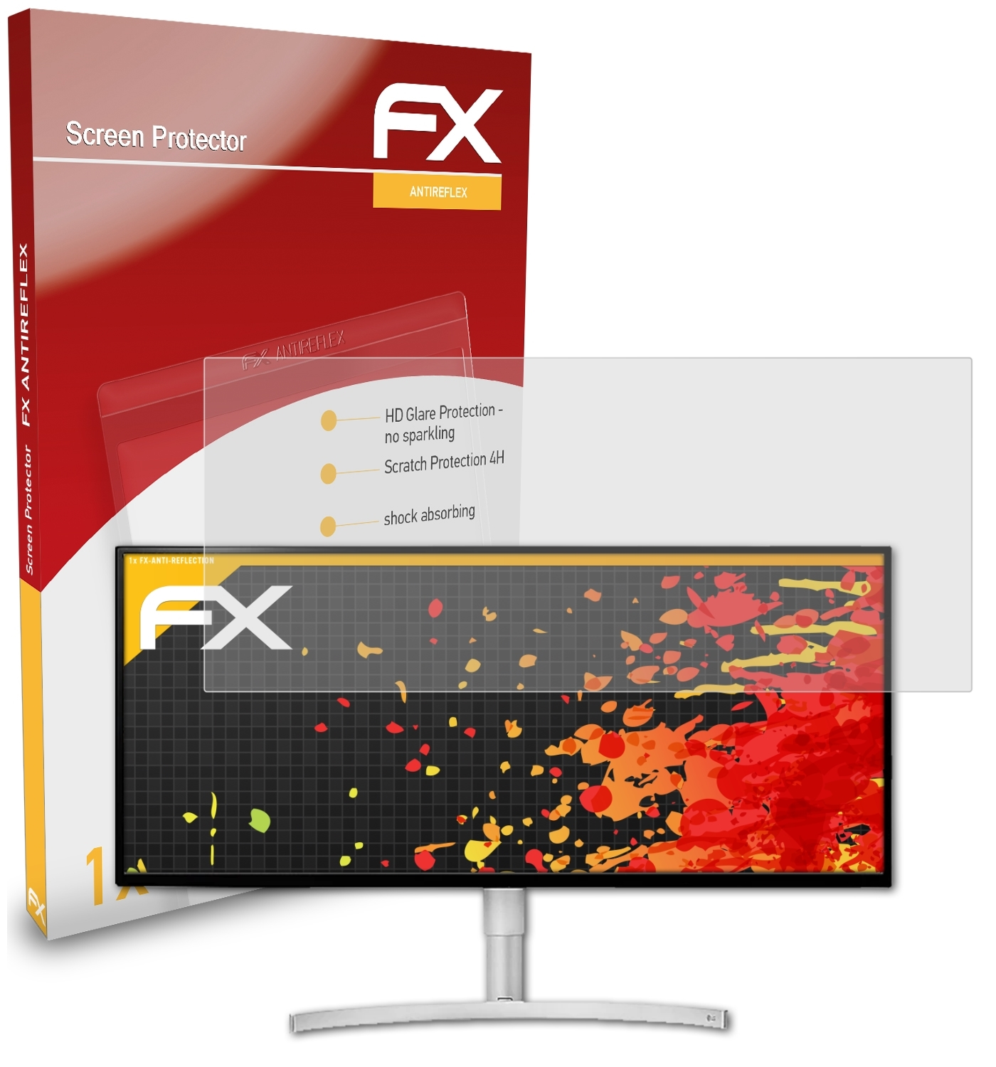 ATFOLIX FX-Antireflex Displayschutz(für 34WK95U-W) LG