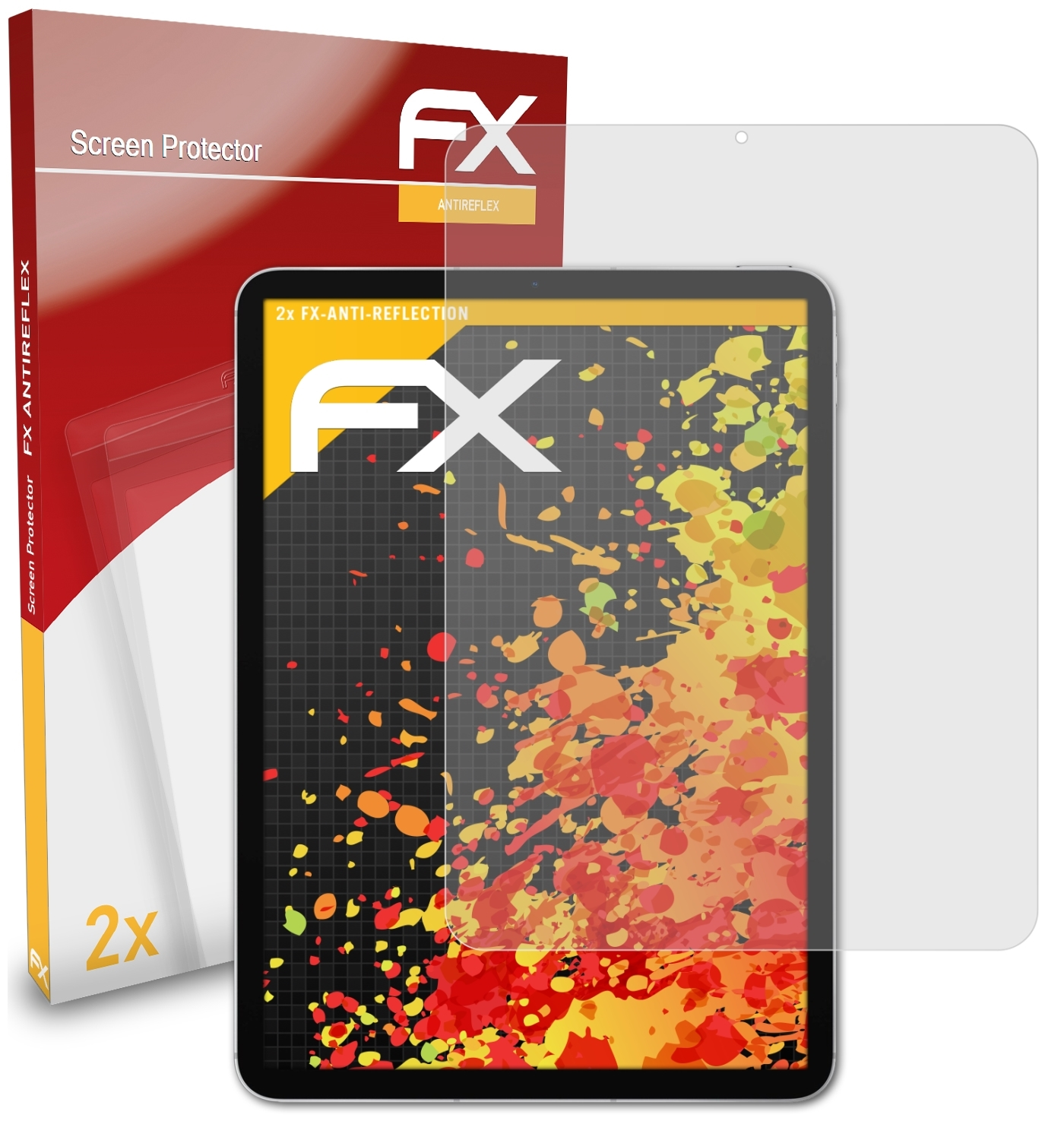 ATFOLIX Apple (2020)) 2x Displayschutz(für iPad Air FX-Antireflex