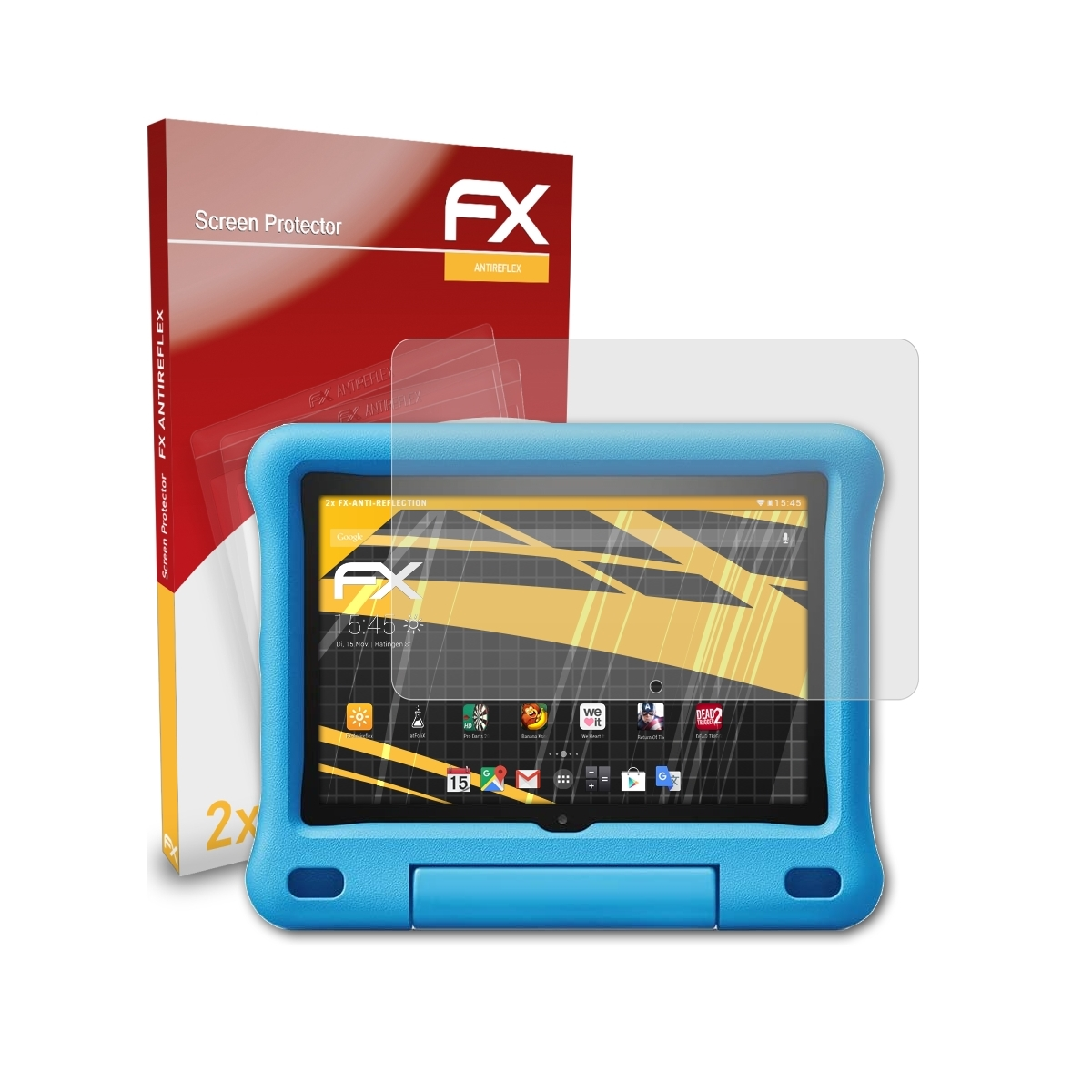 ATFOLIX 2x FX-Antireflex Amazon HD 2020)) (Model Displayschutz(für Fire Kids 8 Edition