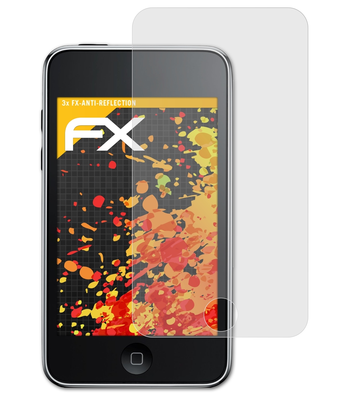 3x FX-Antireflex Apple ATFOLIX touch 2G) Displayschutz(für iPod