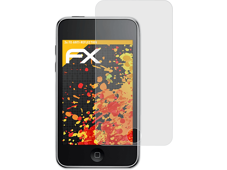 touch 3x iPod ATFOLIX FX-Antireflex Apple 2G) Displayschutz(für
