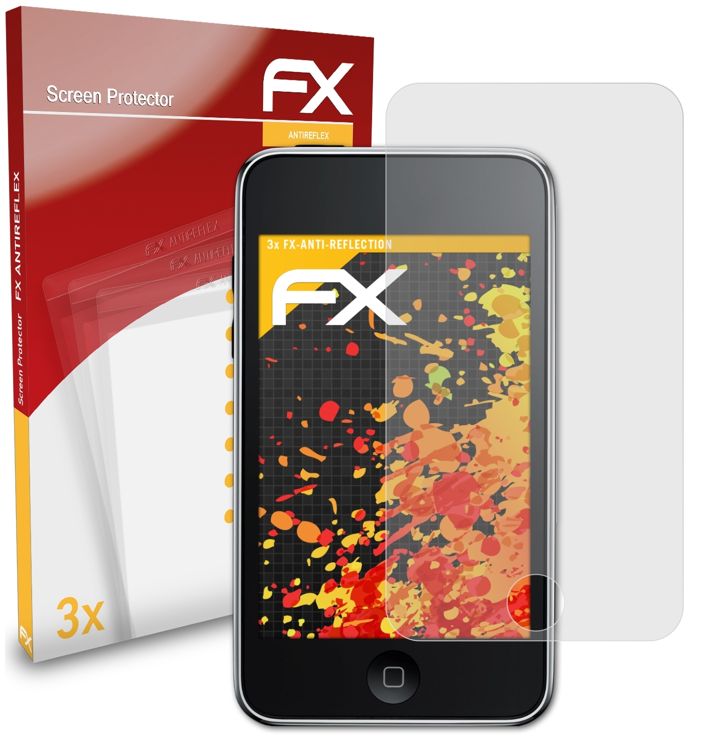 touch 3x iPod ATFOLIX FX-Antireflex Apple 2G) Displayschutz(für