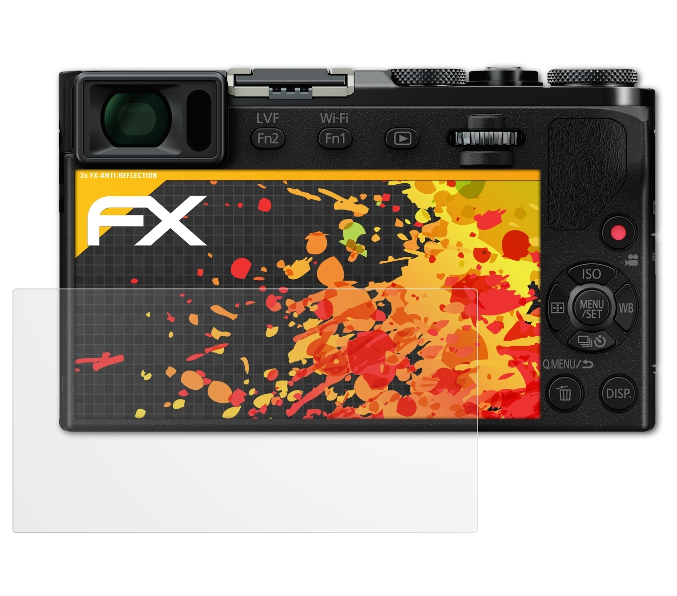 ATFOLIX 3x FX-Antireflex Displayschutz(für Panasonic Lumix DMC-GM5)