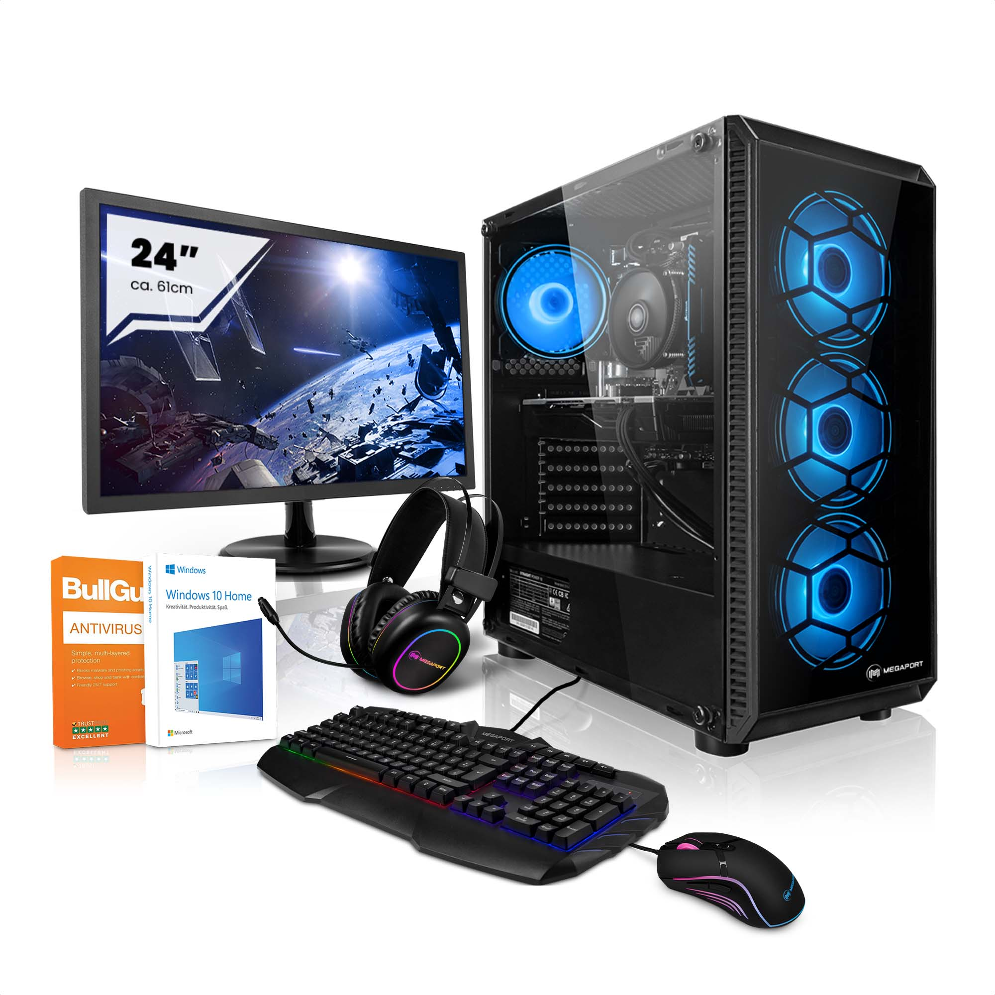 Pack Ordenadorpc Amd athlon 3000g 2x 3.50ghz 24 fullhd monitor teclado y gaming nvidia geforce gtx1050ti 16gb ddr4 windows 10 1tb hdd ordenador sobremesa pc megaport radeon 6400 8gb 240gb 11 300ge 120gb •windows10